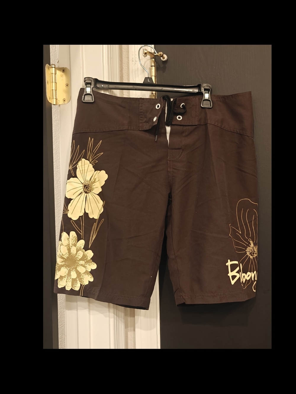 Billabong Brown Floral Swim Shorts